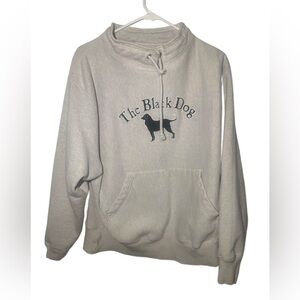 The Black Dog Beige Hoodie